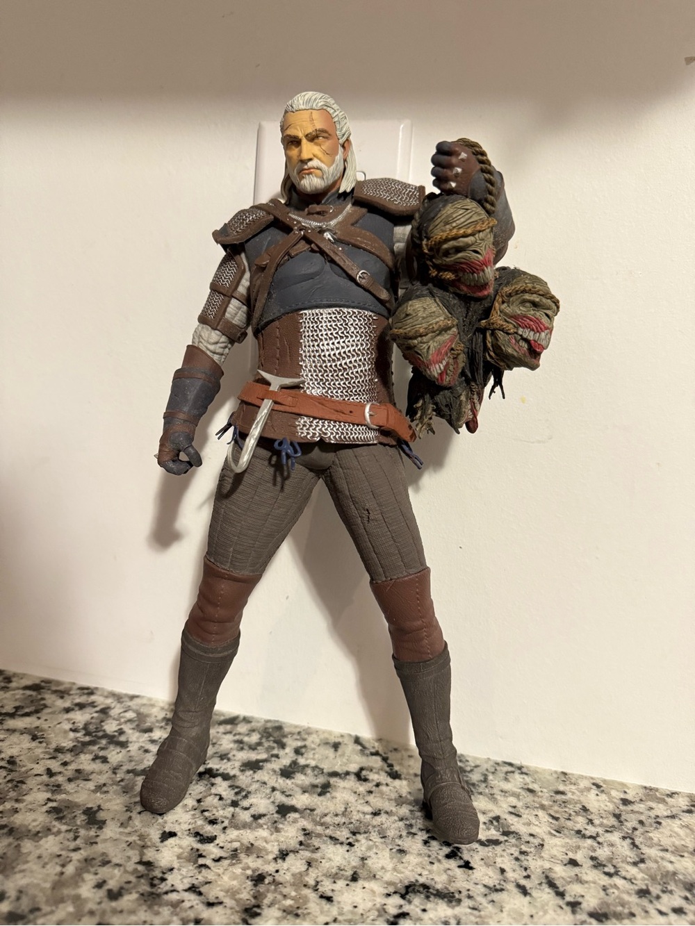 McFarlane Toys The Witcher 3: Wild Hunt Geralt of Rivia 12-inch action figure.